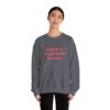 Empowerment Crewneck Sweatshirt - Beyoncé Wasn't Built in a Day - Grey Marl - Image 4